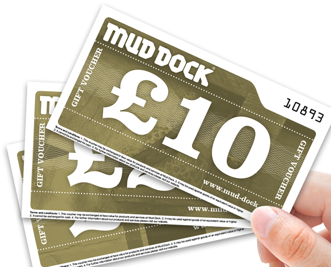 Mud Dock gift vouchers Mud Dock gift vouchers