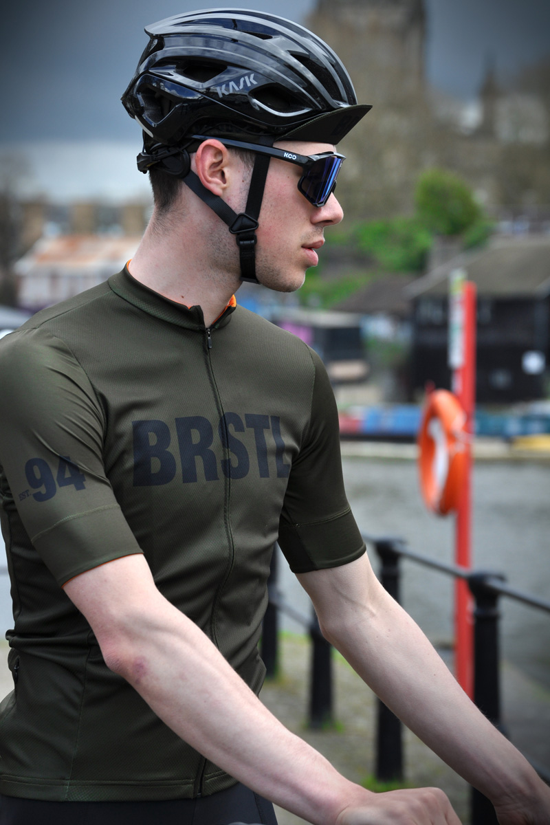 Mud Dock cycle jersey in green