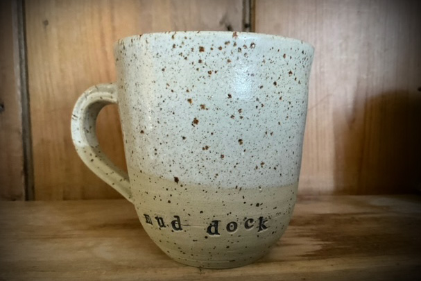 Mud Dock handmade stoneware mug